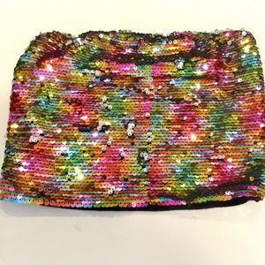 Wild Fable Tube Top Bright Sequins Size S